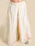 Girls Yellow Leheriya Pure Cotton Kurta With Palazzos With Dupatta